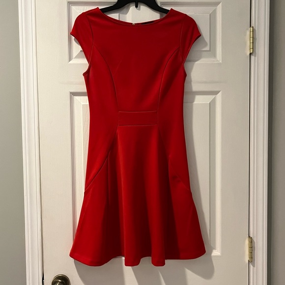 The Limited Dresses & Skirts - Limited red cap sleeve dress